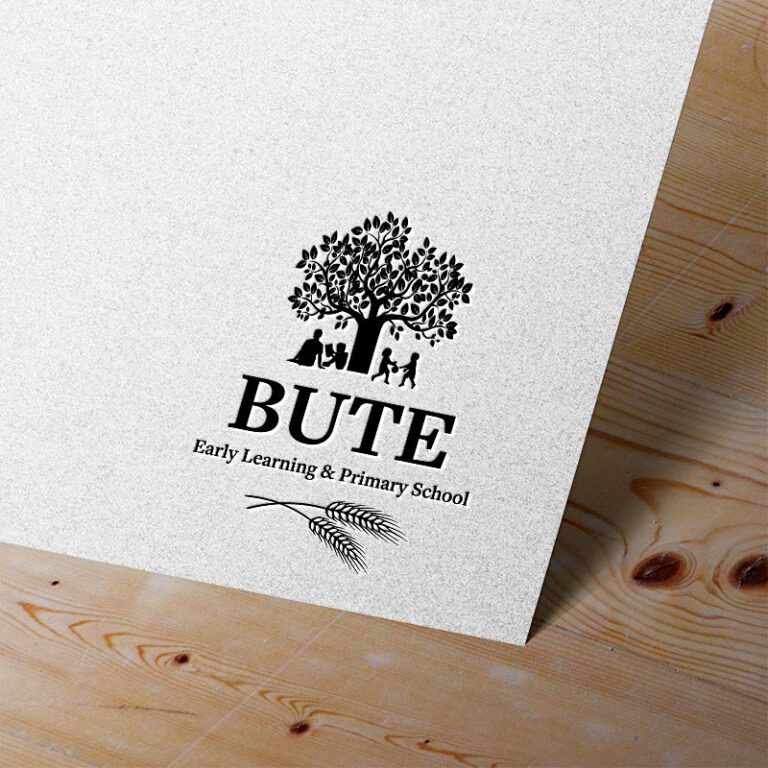 Bute Early Learning & Primary School Logo Design by Emma Hackett Design