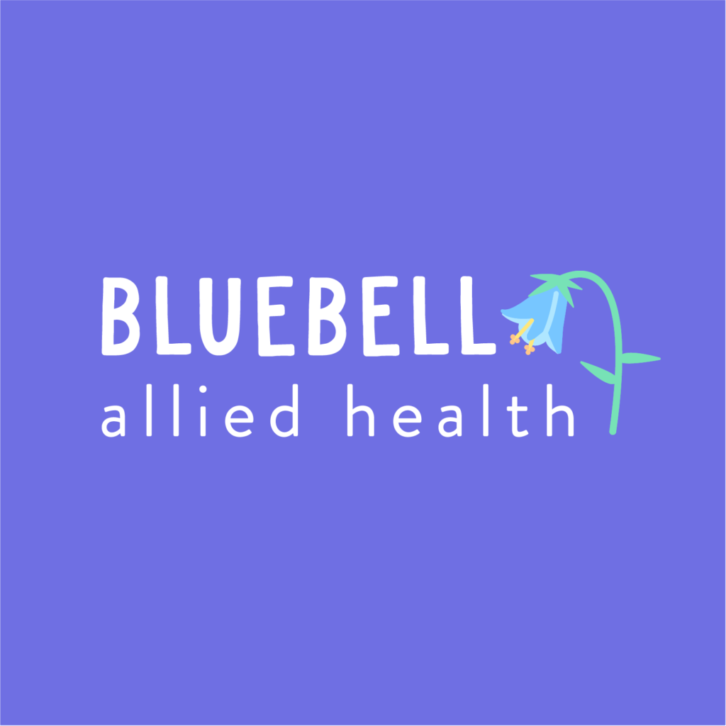 Bluebell Allied Health Logo Design by Emma Hackett Design