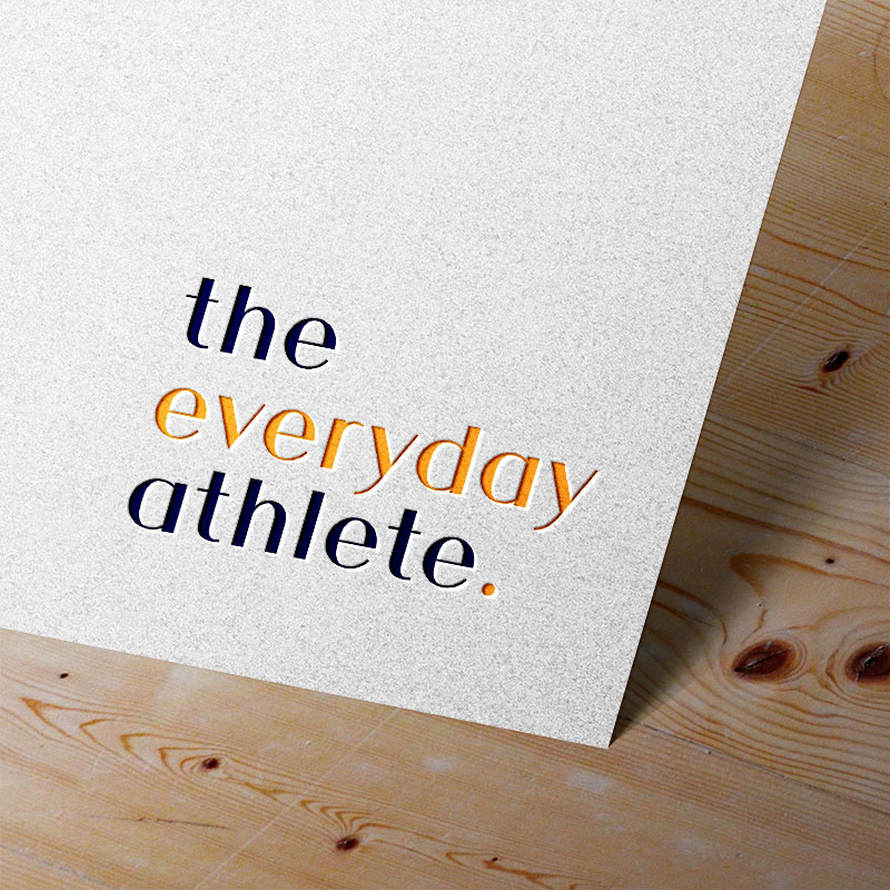 The Everyday Athlete Logo Design by Emma Hackett Design