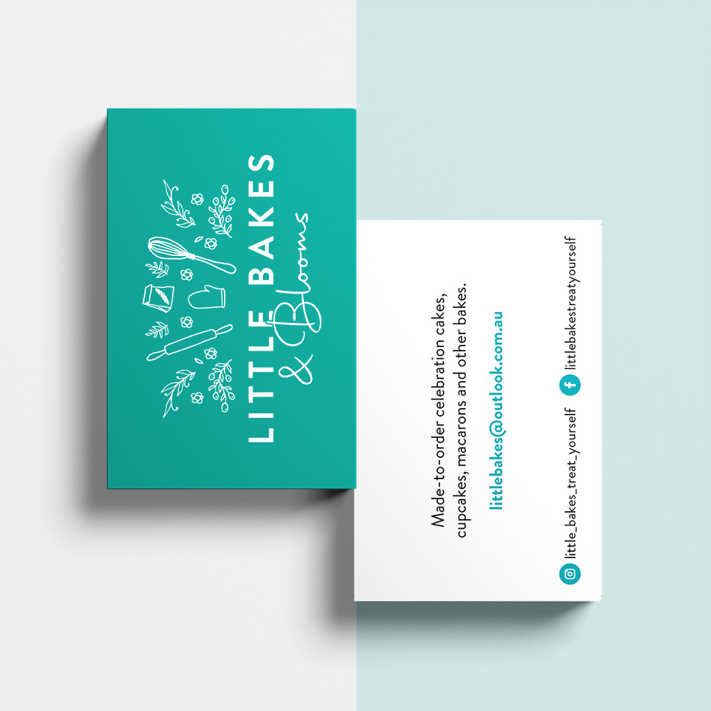 Little Bakes Business Card Design by Emma Hackett Design